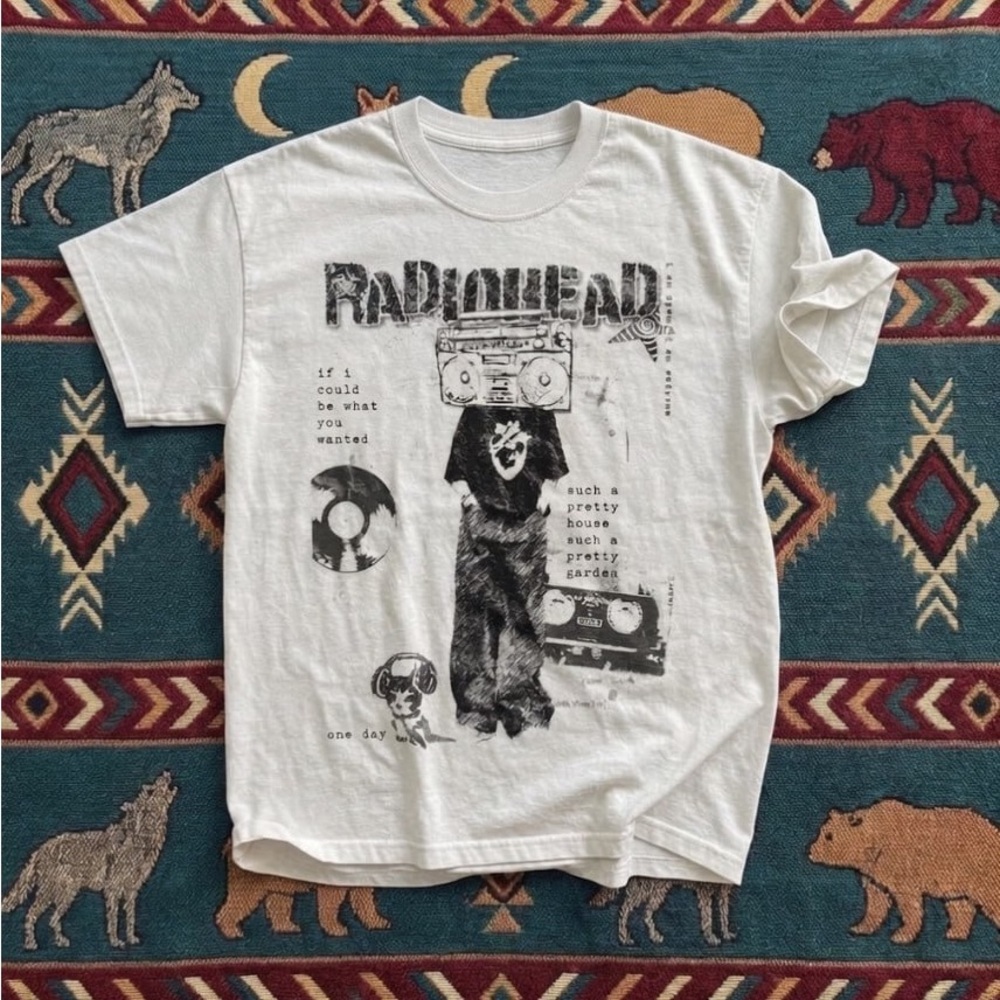 Radiohead Band White Tee